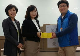 송파구약, 송파재가연합회에 구급약품 전달