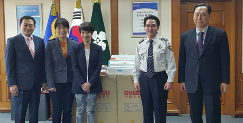 강남구약, 지역 경찰서에 응급키트·구급함 지원