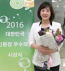 최미영 대약 홍보위원장, 친환경 우수의원 선정
