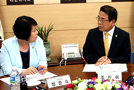 약사회, 정춘숙 의원에 화상투약기 문제점 설명