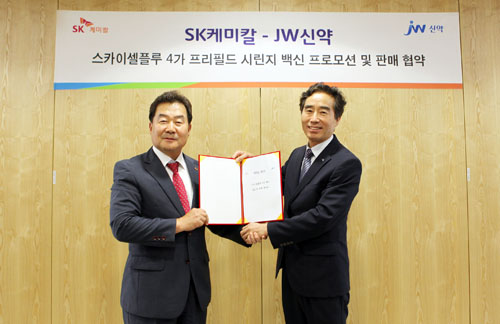 SK케미칼-JW신약, '스카이셀플루 4가 백신' 공동판촉