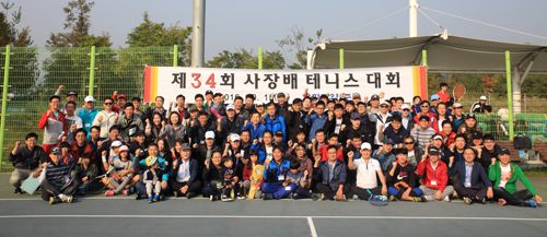 한화제약, 제34회 사장배 테니스대회 성공개최