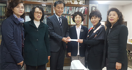 서울 중구약, 미얀마 의료봉사단에 지원금 전달