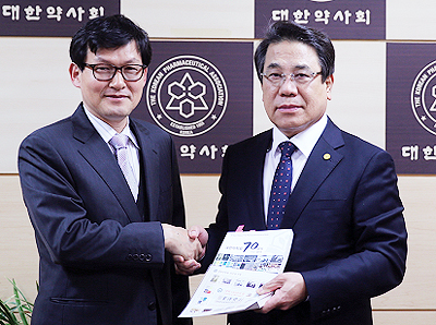 손의동 약학회장, 이임 인사차 약사회 방문