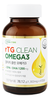 그린스토어, 생체이용률 높인 'rTG 클린 오메가3' 출시