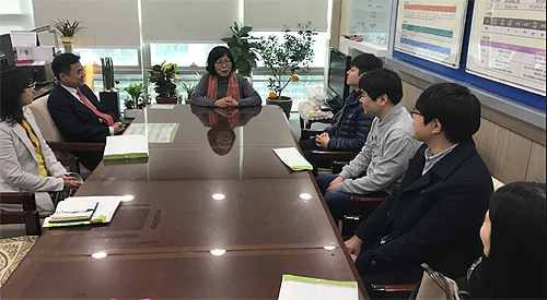 성남시약, 차의과대 약대생 보건소 현장 견학