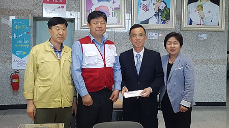 강릉시약, 대형 산불피해 이웃돕기 앞장