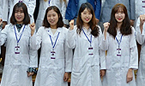 실습 앞둔 순천대 약대생, 화이트코트 세레모니 