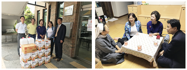 성남시약, 복지단체 2곳에 사랑의 손길