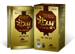 현대약품 '한생액' 파우치 형태로 패키지 리뉴얼