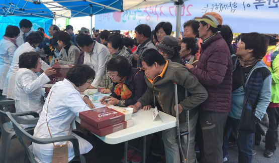 약사회, 제주도 장애인 체육대회서 건강부스 운영