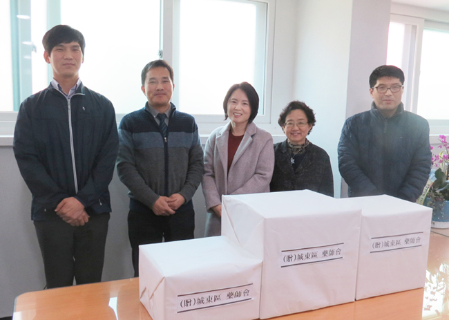 성동구약, 노숙인 쉼터에 동절기 의약품 전달