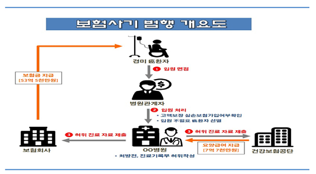 의사·한의사·사무장, 함께 병원 연후 61억 보험사기