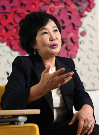 조선혜씨 10대 공약 발표…유통협회장 선거 본격화