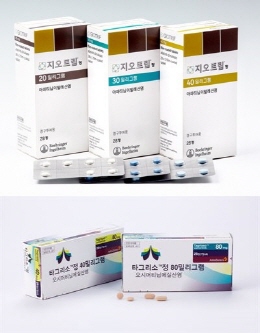 표적 폐항암제, 지오트립 비상과 타그리소의 데뷔