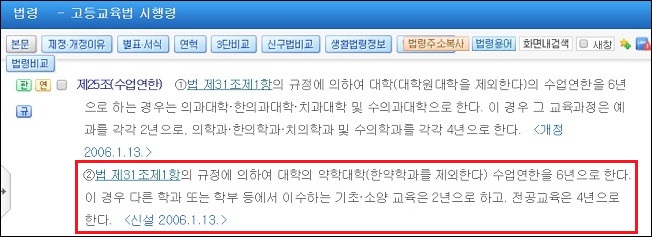 약학대학 '통합 6년' 도입 학제개편안 법령개정 임박