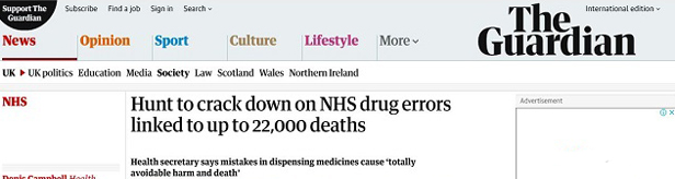 영국, 투약오류 연간 2만명 사망..."약사와 상담하라"