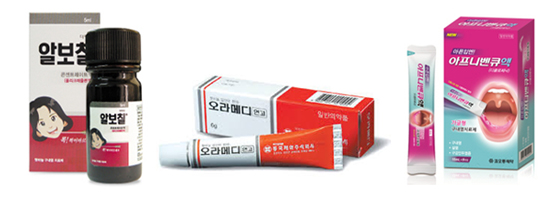 구내염시장 '알보칠' 1위 유지했지만…대세는 '가글형' 