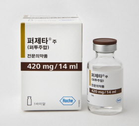 유방암치료제 '퍼제타', 수술전후 요법 적응증 확대