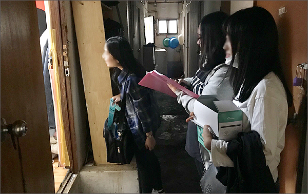 약사·약대생 "미세먼지 노출 쪽방 주민은 우리가"