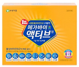 부광약품, 활성비타민 보강 '메가바이액티브정' 출시