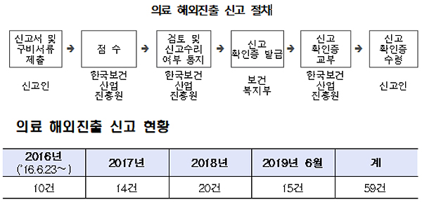 의료 해외진출시 신고 합리화…중복규정 정비