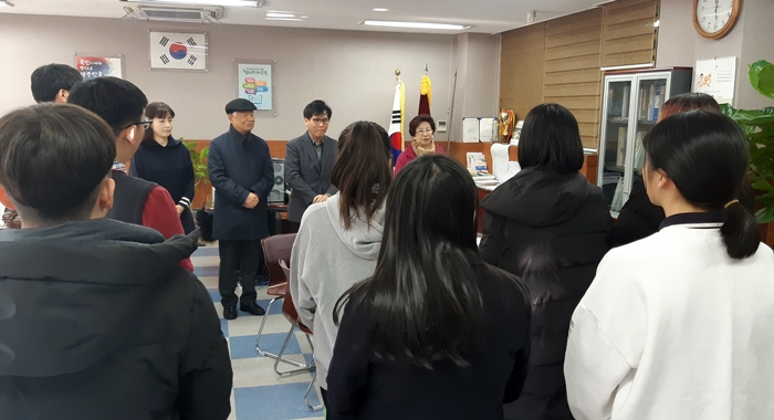 광진구약, 용곡중학교 학생 11명 장학금 지원