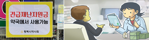 "고가 제품도 잘나가네"...약국, 재난지원금 고객 잡아라