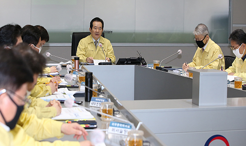 정부, 공적마스크 정책 방향 업계의견 청취