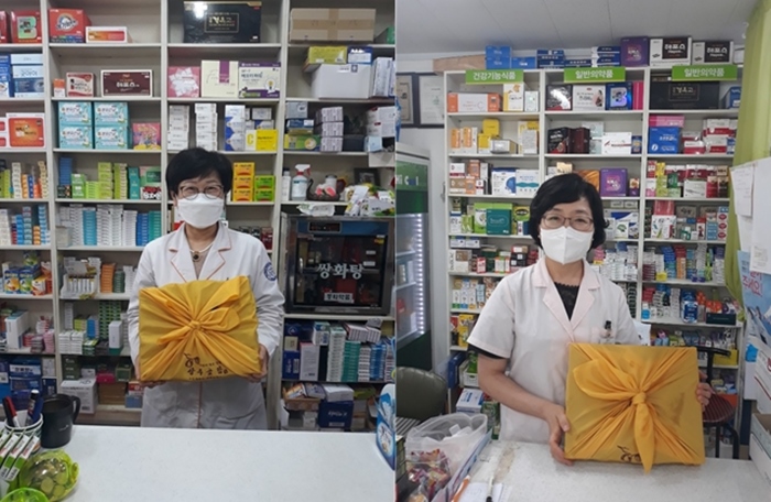 서울 강서구약, 공적마스크 고생 회원에 사랑의 선물