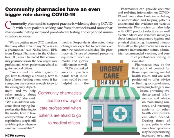 코로나19, 긴급치료전문가로 거듭난 美 동네약국