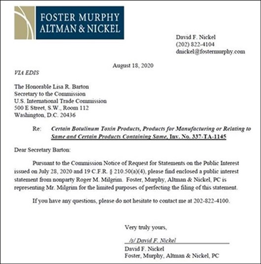 美 법·유전체 전문가가 본 보툴리눔 톡신 ITC 소송 