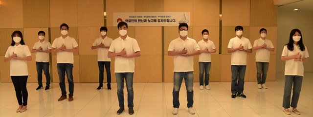 펜믹스, 코로나19 의료진 응원 '덕분에 챌린지' 동참