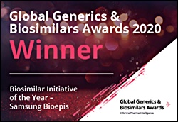 "삼성바이오에피스, 올해의 바이오시밀러 선도 기업"