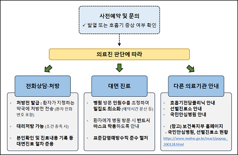 전화처방→약국전송…트윈데믹 방지 비대면진료 권고