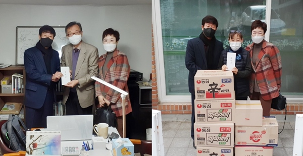 양천구약, 복지시설 찾아 상비의약품·후원금 전달