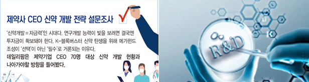 제약 CEO 50% "신약개발 관심 분야 1순위는 항암제"