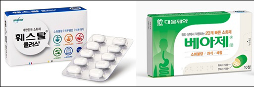 정제형 일반약 소화제 시장서 훼스탈 독주...베아제 추격