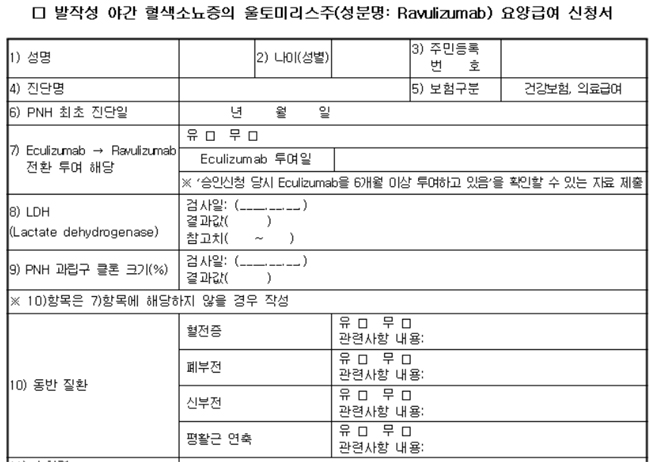 솔리리스 후속 '울토미리스' 급여…사전승인 필수