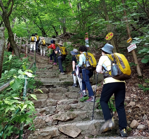 강남구약, 약사건강프로젝트로 소요산 등산 
