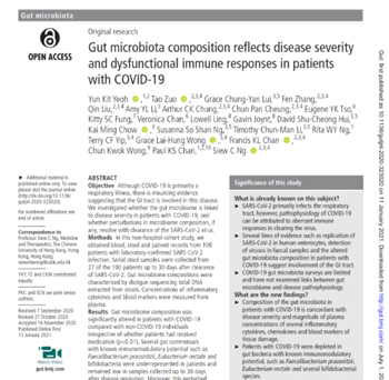 고농도 파라바이오틱스, 코로나 중증도 완화 가능성 제기