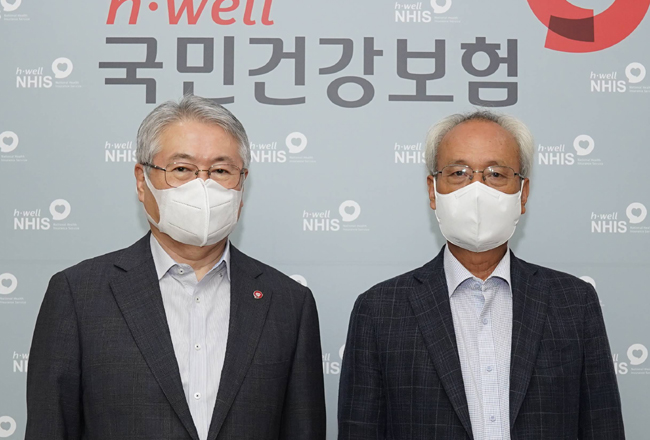 김용익 이사장, 문성현 경사노위 위원장 만나 파업 논의