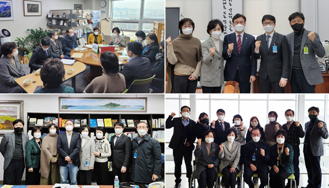 권영희 당선인, 본격 행보…국회에 현안 전달