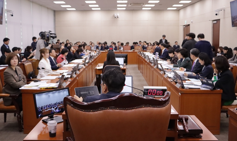 보건복지위 국감 전경